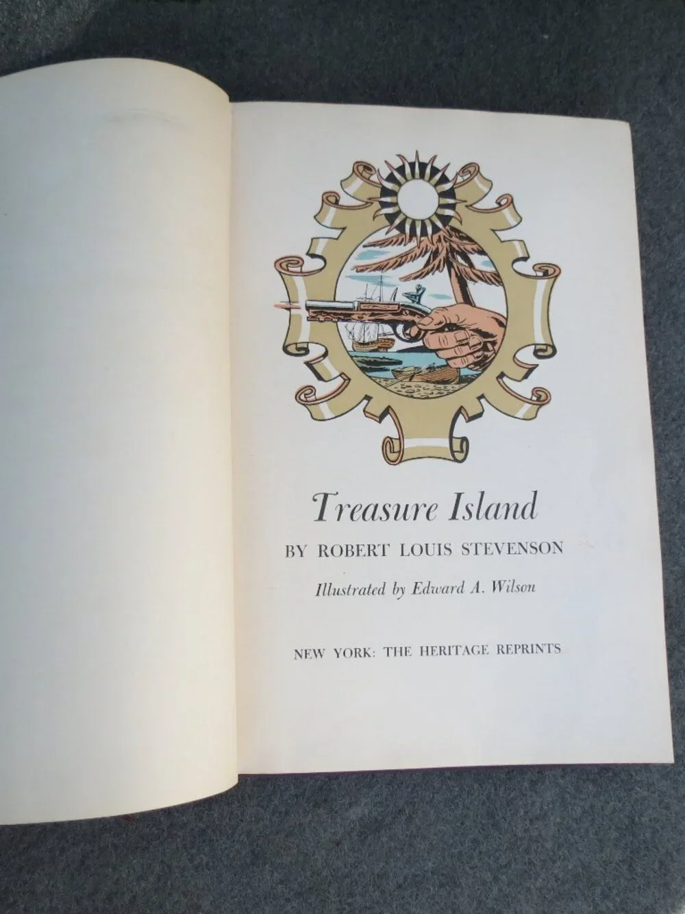 Vintage Classic Robert Louis Stevenson 1941 TREASURE ISLAND